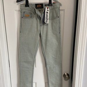 BNWT MEN SUPERDRY COPPER SUPER SKINNY JEAN 30 X 34